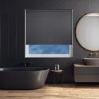 Crackles Black Roller Blind