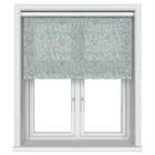 Twistfit Laura Ashley Coulderton Leaves Dark Duck Egg Blinds Uk