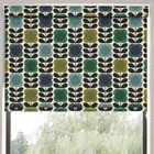 Orla Kiely Spot Flower Stem Made To Measure Blackout Roller Blind Blue Green