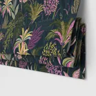 Sara Miller Palm Garden Midnight Motorised Blinds Uk