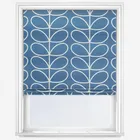 Orla Kiely Jumbo Linear Stem Marine Roman Blind