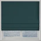 Kansai Plain Made To Measure Roman Blind Teal