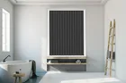 Serena Black - Vinyl Blackout Vertical Blind
