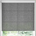 Illusion Texture Made To Measure Roller Blind Charcoal 5