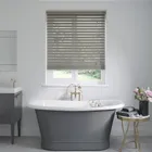 Eclipse Fine Grain Gallant Grey Faux Wooden Blinds 50mm