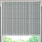 Jem Jacquard Stripe Made To Measure Roman Blind Navy