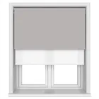 Tradechoice Blackout Silver Double Roller Blind