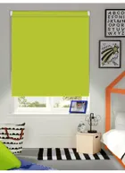 Lime Green Blackout Grip Fit® No Drill Roller Blind