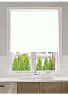 White Blackout Cordless Spring Loaded Roller Blind