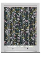 Sara Miller Linear Bamboo Dark Green Roller Blind