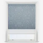 Double Roller Florence Persian Blue & White Double Roller Blind