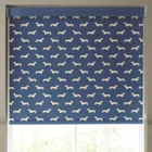 Emily Bond Peggy Translucent Made To Measure Roller Blind Indigo