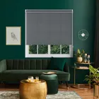 Asteroid Graphite Pelmet Roller Blind