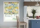 Amelia Faux Silk Buttercup Mist - Roman Blind