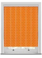Orla Kiely Linear Stem Persimmon Roller Blind