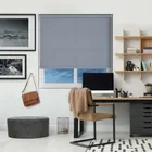 Luxe Blue Haze Roller Blind