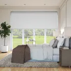 Zenith Wb Xl Blackout White Extra Wide Electric Roller Blinds