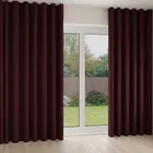Keaton Claret Wave Curtain Blinds Uk