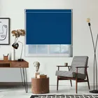 Mirage Solar Dark Blue No Drill Roller Blind