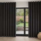 Goya Charcoal Wave Curtain Blinds Uk