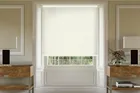 Lucy Beige - Shadow Pattern Roller Blind