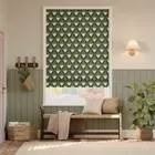 Tulip Trellis Olive Roman Blind