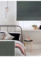 Opulence Lead Blackout Roman Blind