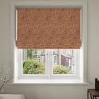William Morris At Home Compton Silhouette Velvet Terracotta No Drill Blinds Uk