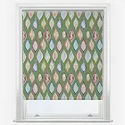 Sonova Studio Boho Leaves Olive Green Roller Blind
