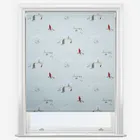 Sophie Allport Coastal Boats Blue Roller Blind