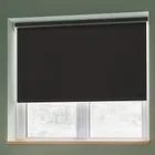 Palette Fr Black Flame Retardant Roller Blinds