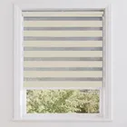 Sundown Cream (blackout/sheer) Day & Night Roller Blinds