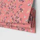 Sara Miller Butterflies & Trellis Peach Motorised Blinds Uk
