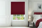 Omni Crimson - Soft Velvet Roman Blind
