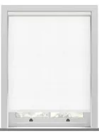 Splash Paper White Twist Roller Blind