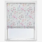 Laura Ashley Wild Meadow Coral Pink Roman Blind