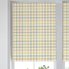 Laura Ashley Cove Check Translucent Made To Measure Roller Blind Ochre