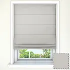 Clarke & Clarke Isla Ivory Gilver Roman Blinds