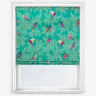 Sara Miller Birds Green Roman Blind