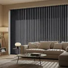 Shona Licorice (blackout) Blackout Vertical Blinds