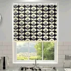 Orla Kiely Oval Flower Made To Measure Blackout Roller Blind Cool Grey