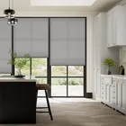 Cordless Double Duolight Matte Grey Thermal Blind