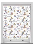 Sara Miller Circus White Roller Blind