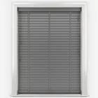 Aspect Cool Grey With Medium Grey Tapes Wooden Venetian Blinds