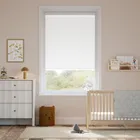 Perfect Fit Titan Blackout Snow White Roller Blind
