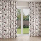 Laura Ashley Stowe Red Multi Wave Curtain Blinds Uk