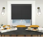 Origin Black No Drill Roller Blind