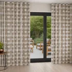 Crosby Taupe Wave Curtain Blinds Uk
