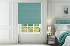 Firenze Teal - Velour Roman Blind