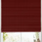 Florence Velvet Made To Measure Roman Blind Crimson
